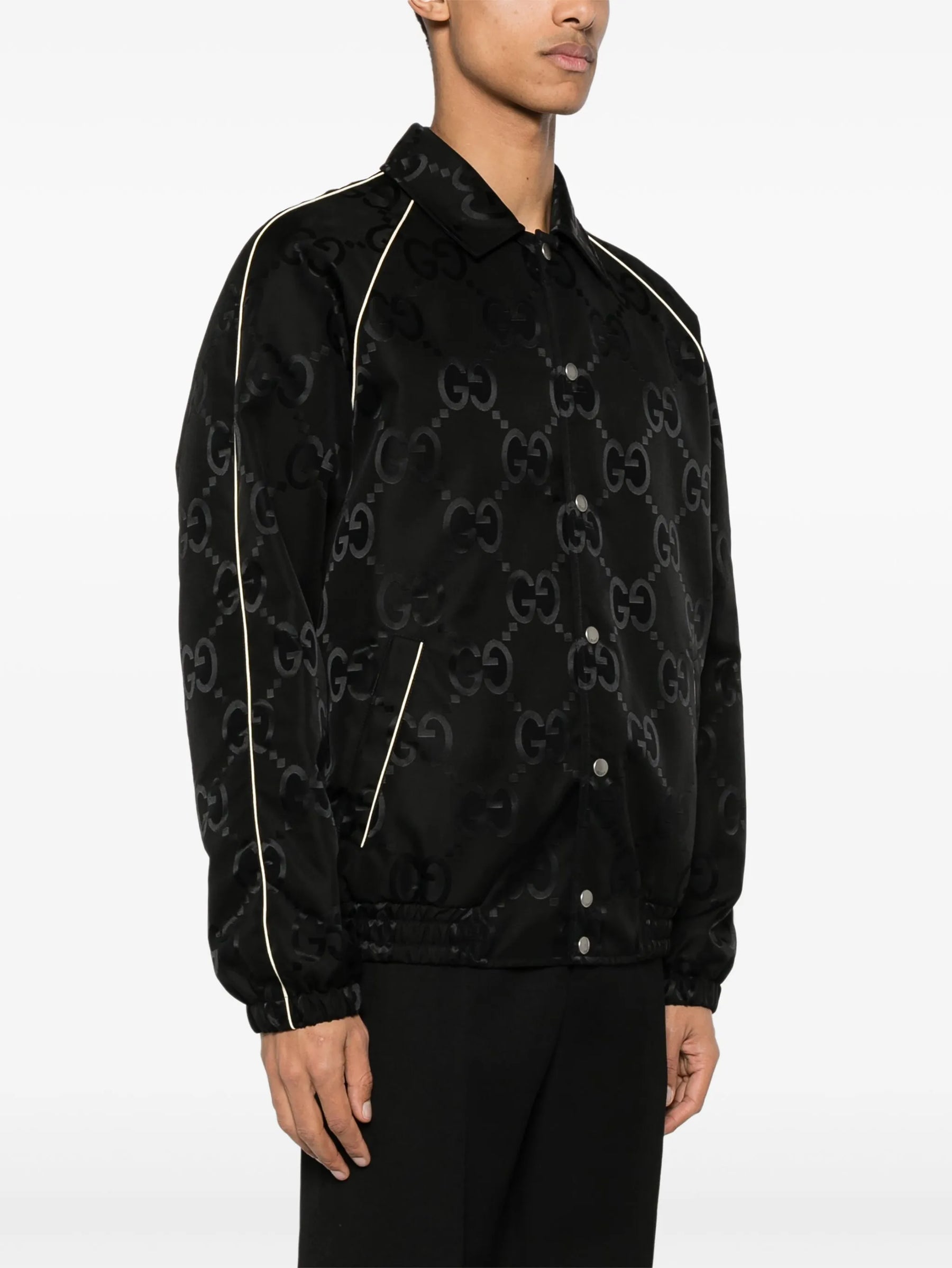 Gucci Jaqueta de canvas Jumbo GG camisetas