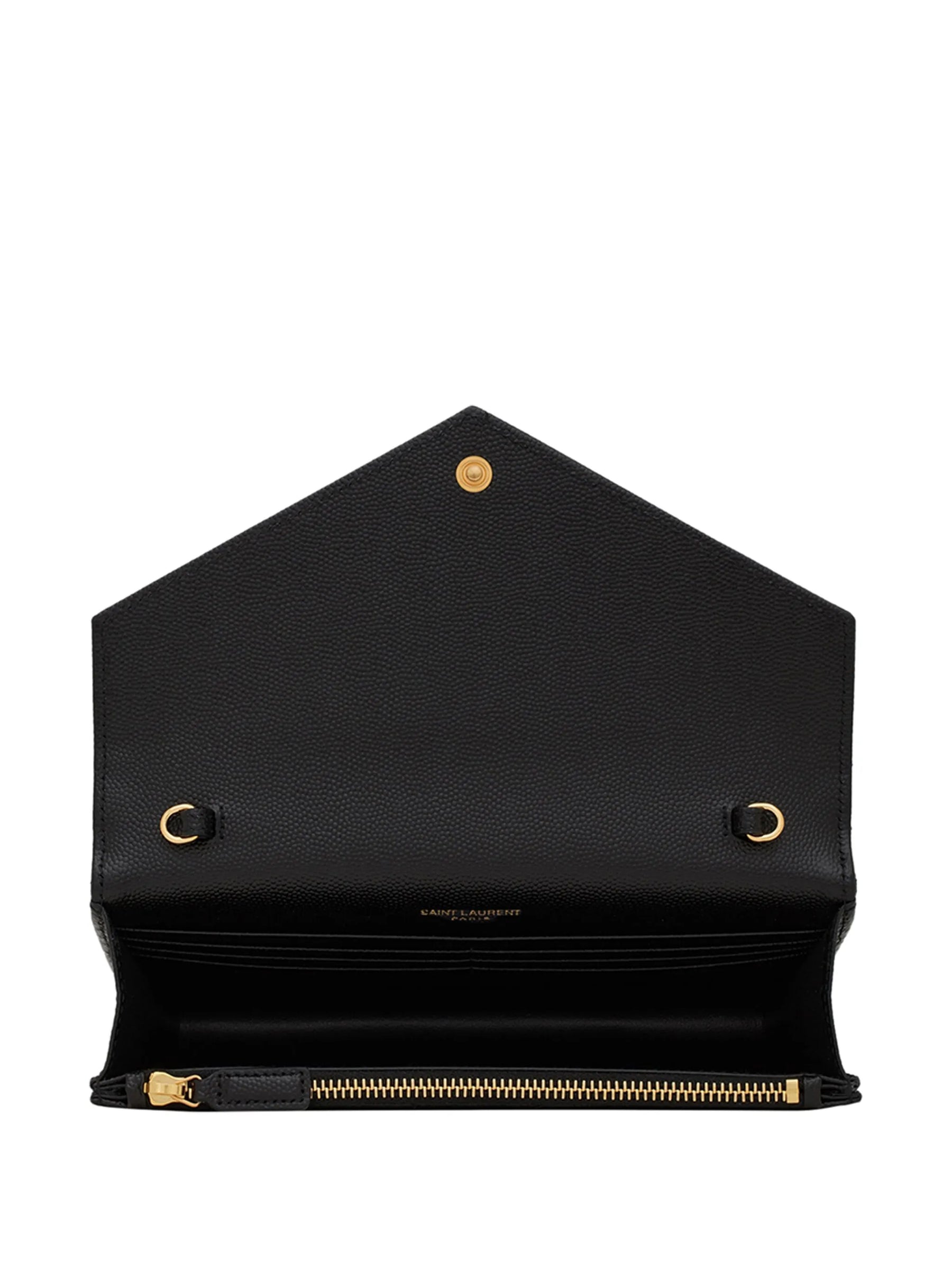 Saint Laurent Bolsa transversal com logo