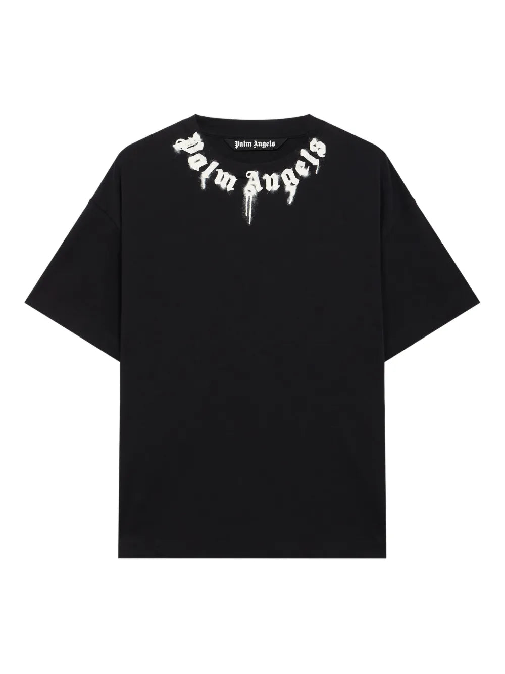 Palm Angels Camiseta com logo na gola