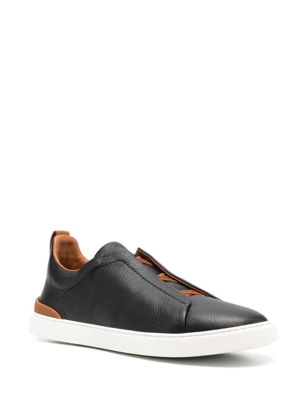 Zegna Tênis cano baixo Triple Stitch