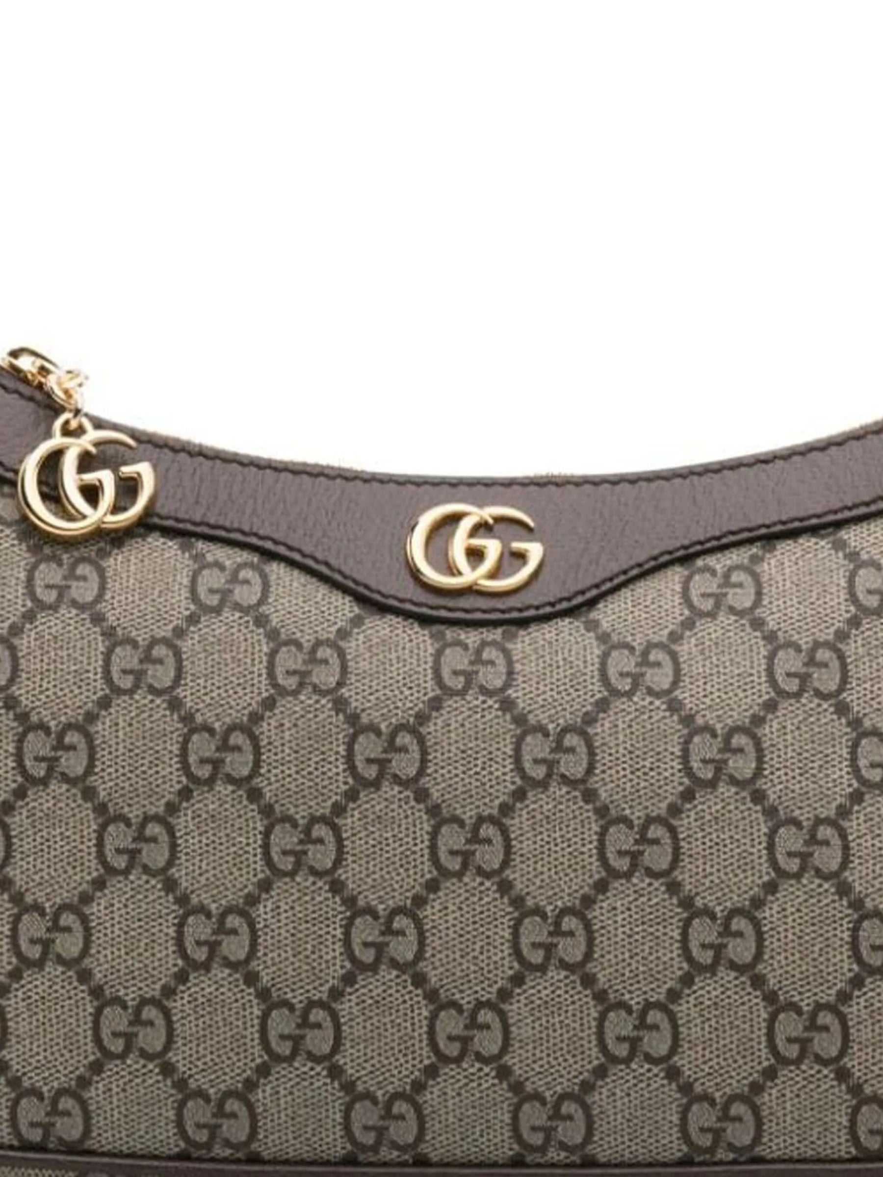 Bolsa Ophidia GG-Supreme pequena com corrente