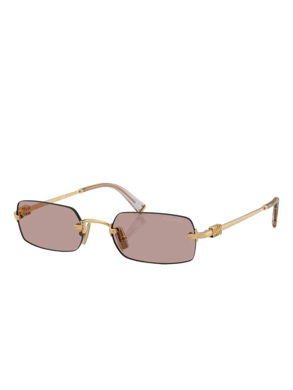 Miu Miu Eyewear Óculos de sol retangular feminino