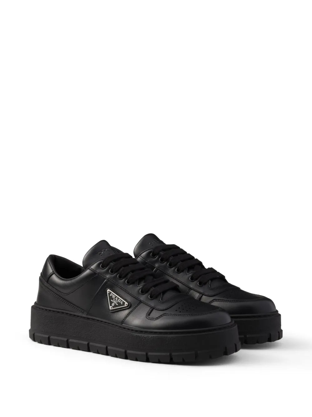 Prada Tênis de couro