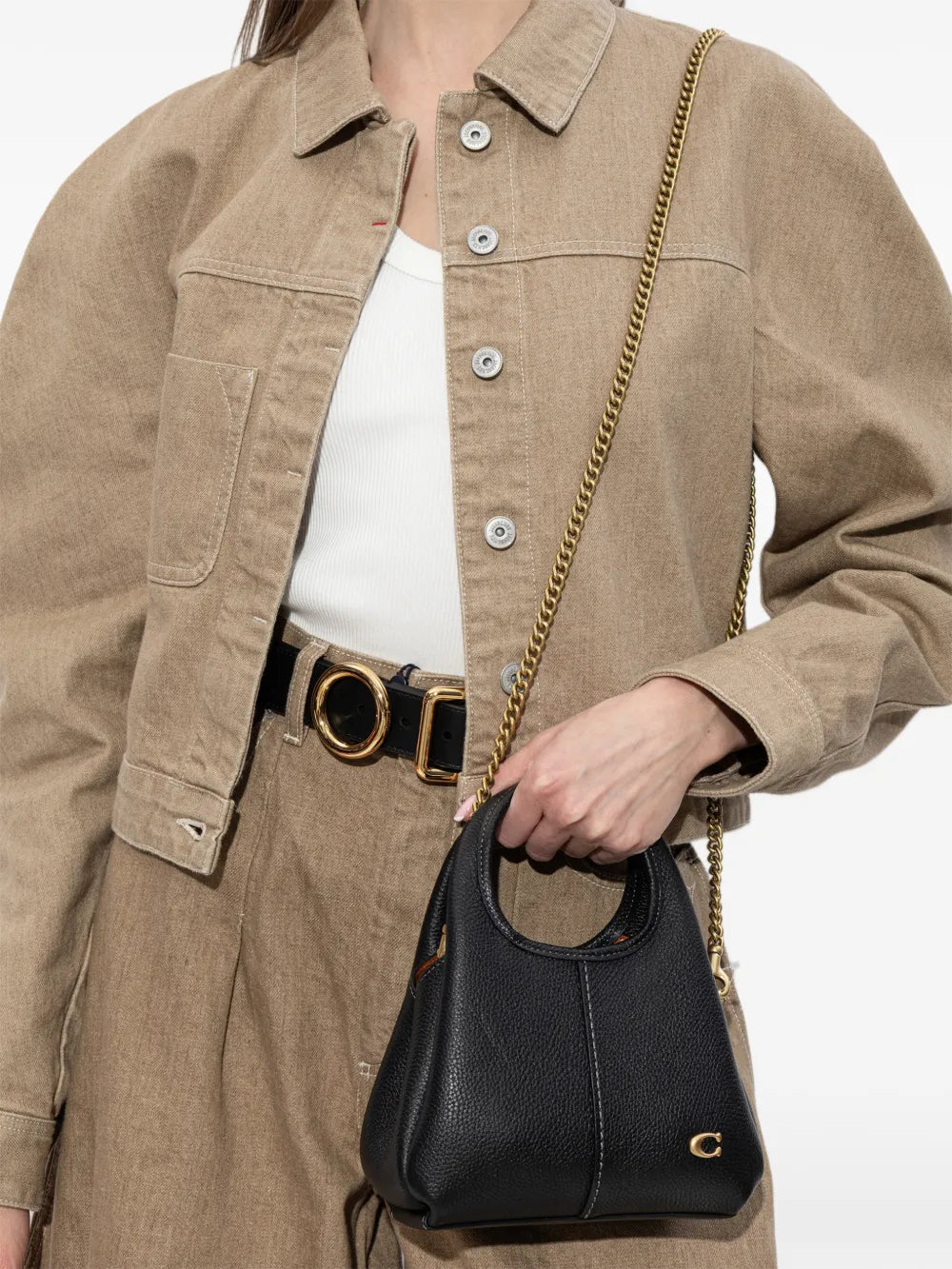 Bolsa tote Lana de couro