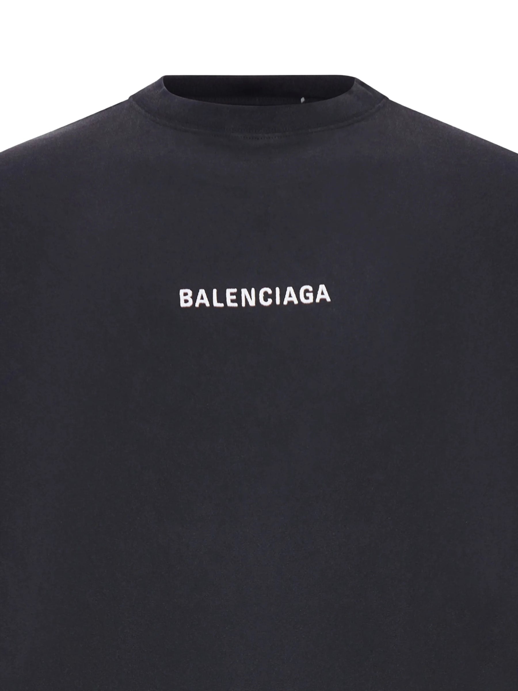 Balenciaga Camiseta de algodão com sobreposição