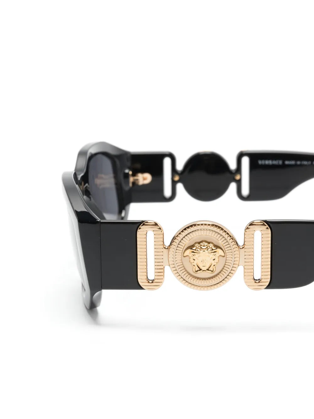 Versace Eyewear Óculos de sola geométrico Medusa Biggie feminino