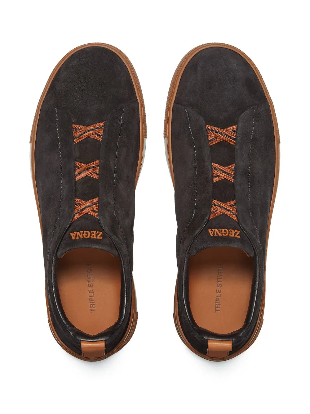 Zegna Tênis Triple Stitch