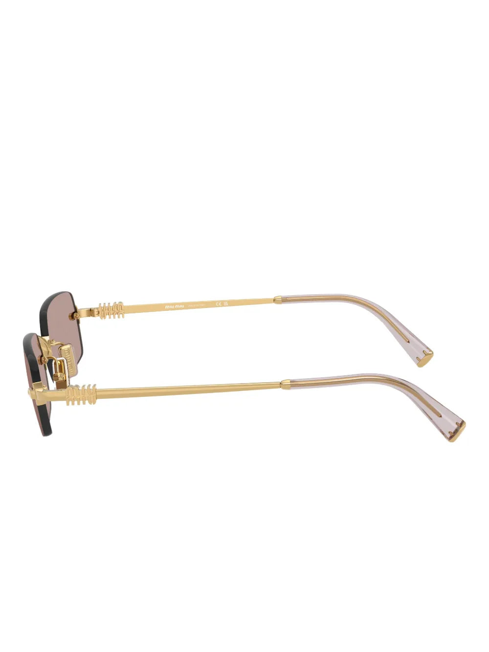 Miu Miu Eyewear Óculos de sol retangular feminino