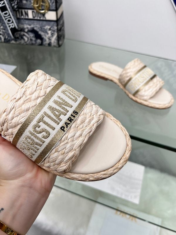 Christian Dior mule dway - "Dourado"