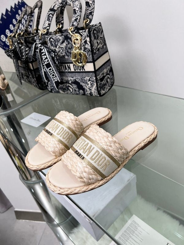 Christian Dior mule dway - "Dourado"