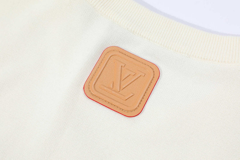 Louis Vuitton Camiseta de gola redonda de algodão com manga curta VVN Patch