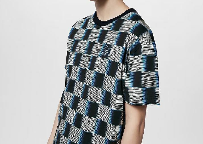 Louis Vuitton Camiseta de algodão manga curta Damier