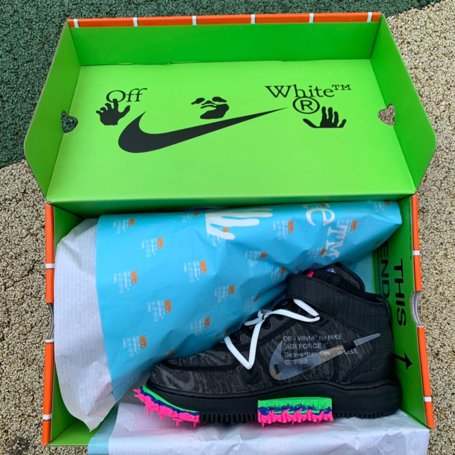 Nike Air force 1 Mid Off White Black Sneaker