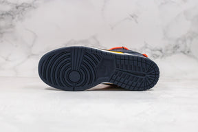 Nike Dunk Low Off White University Gold Mindnight Navy Sneaker