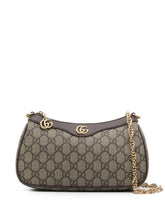 Bolsa Ophidia GG-Supreme pequena com corrente