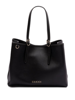 Bolsa tote média com emblema