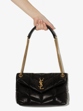 Saint Laurent Bolsa tiracolo Loulou Puffer pequena