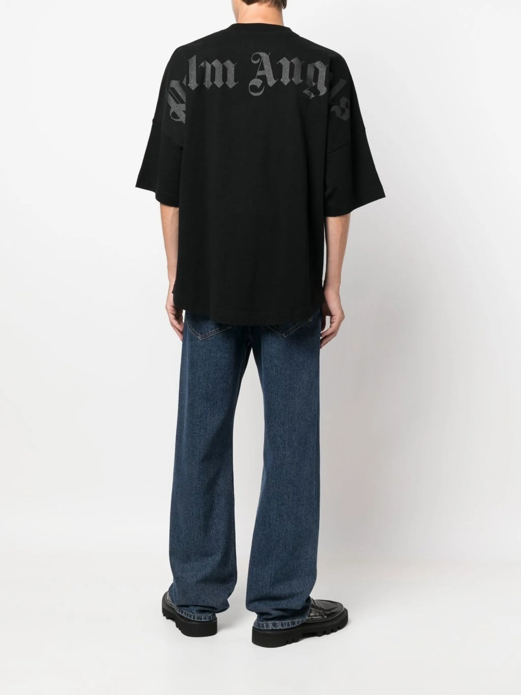 Palm Angels Camiseta mangas curtas com logo