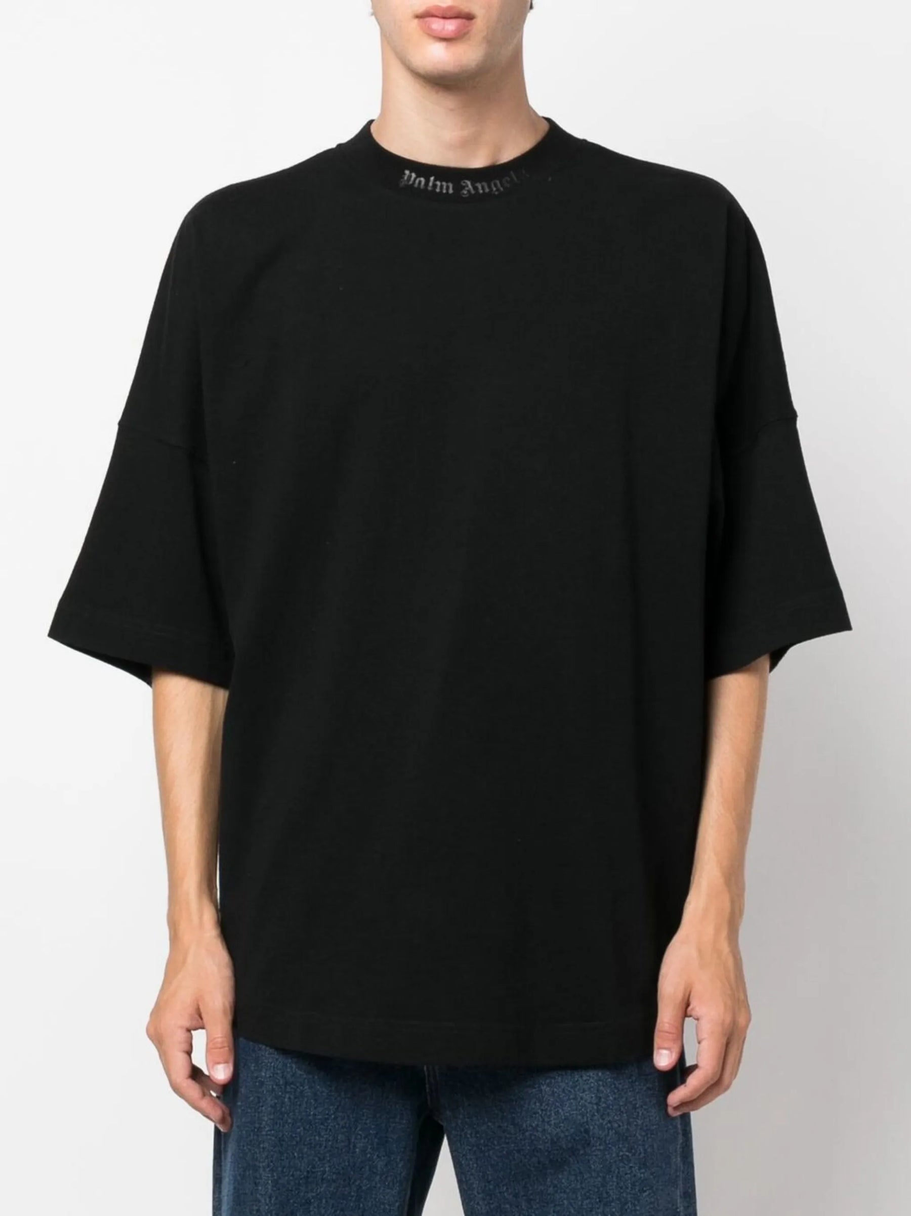 Palm Angels Camiseta mangas curtas com logo