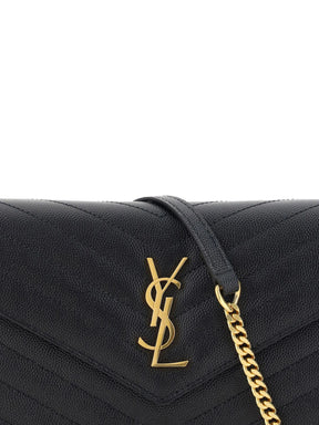 Saint Laurent Bolsa transversal com logo