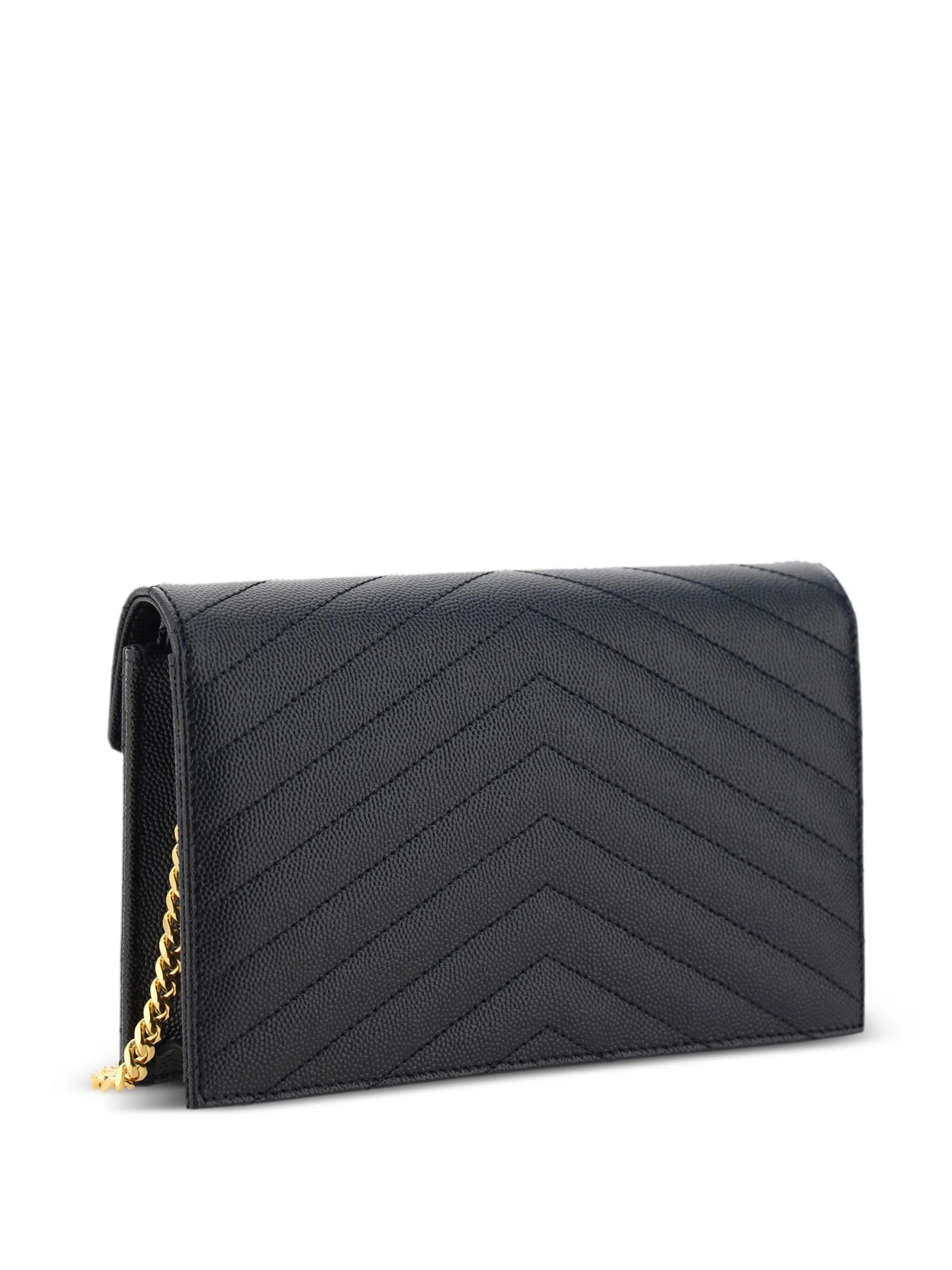 Saint Laurent Bolsa transversal com logo