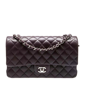 Bolsa Chanel Classic Double Flap Bag Café