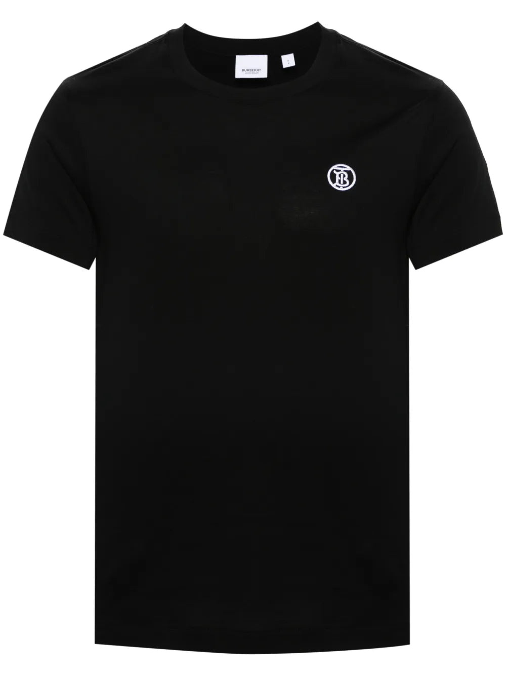 Burberry Camiseta de algodão com logo bordado