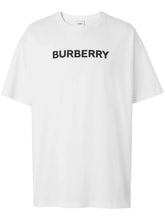 Burberry Camiseta de algodão com estampa de logo