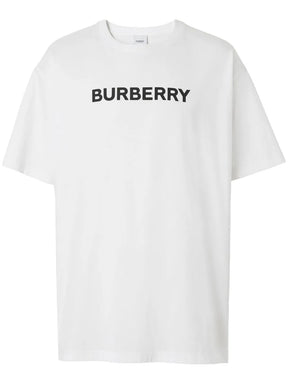Burberry Camiseta de algodão com estampa de logo
