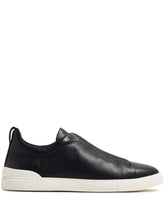 Zegna Tênis cano baixo Triple Stitch