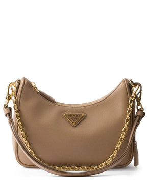 Bolsa Re-Edition mini de couro saffiano