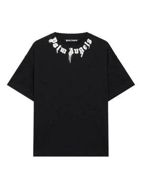 Palm Angels Camiseta com logo na gola