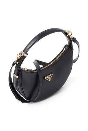 Prada Bolsa de ombro Arqué em couro