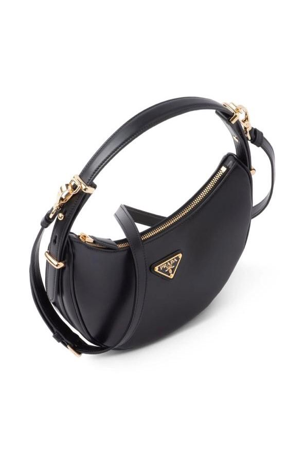 Prada Bolsa de ombro Arqué em couro