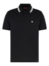 Gucci Camisa polo com logo bordado