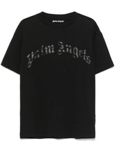 Palm Angels Camiseta com logo curvado