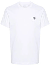 Burberry Camiseta de algodão orgânico com logo bordado