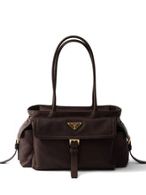 Bolsa tote explore média de couro