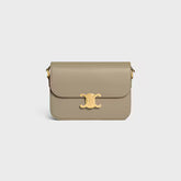 Bolsa CLASSIQUE TRIOMPHE em couro de bezerro brilhante