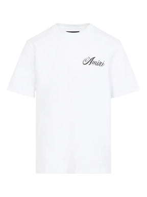 AMIRI Camiseta com logo e estampa atrás