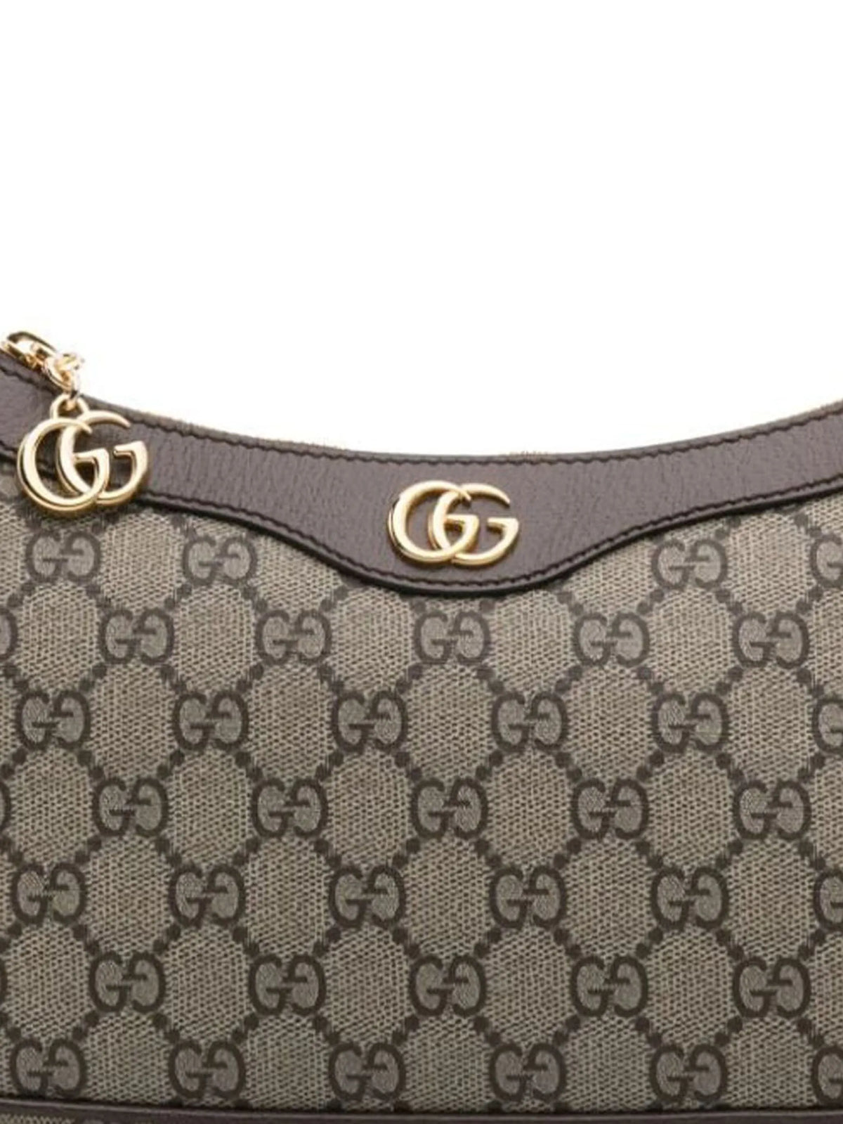 Bolsa Ophidia GG-Supreme pequena com corrente