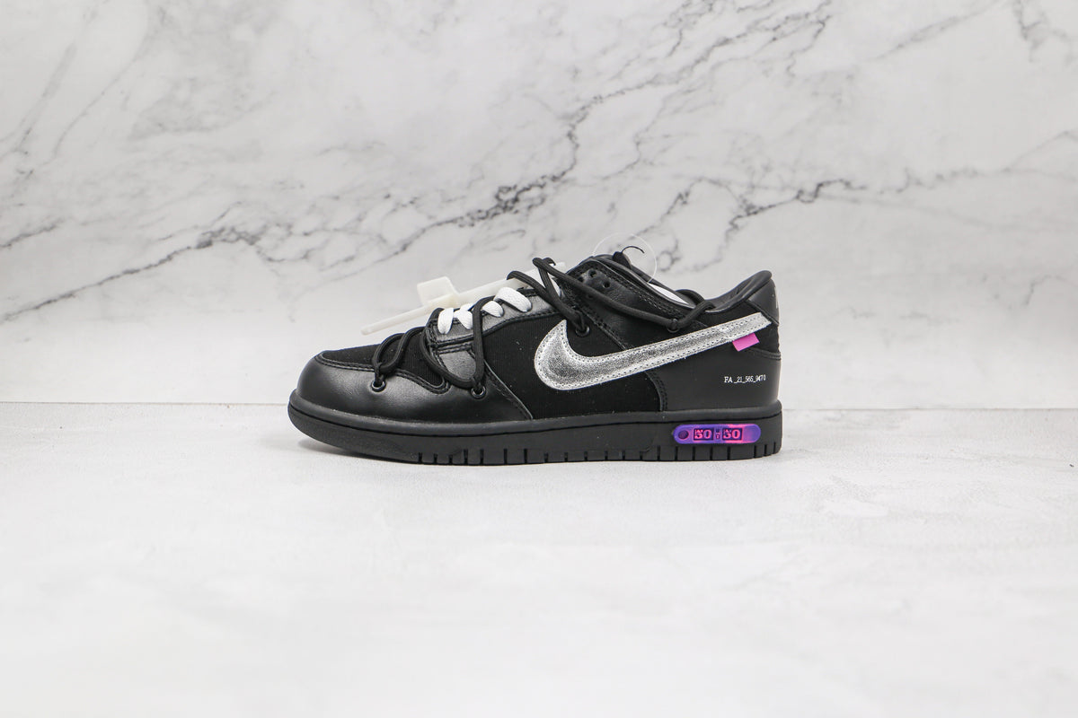 Nike Dunk Low Off White Lot 50:50 Sneaker