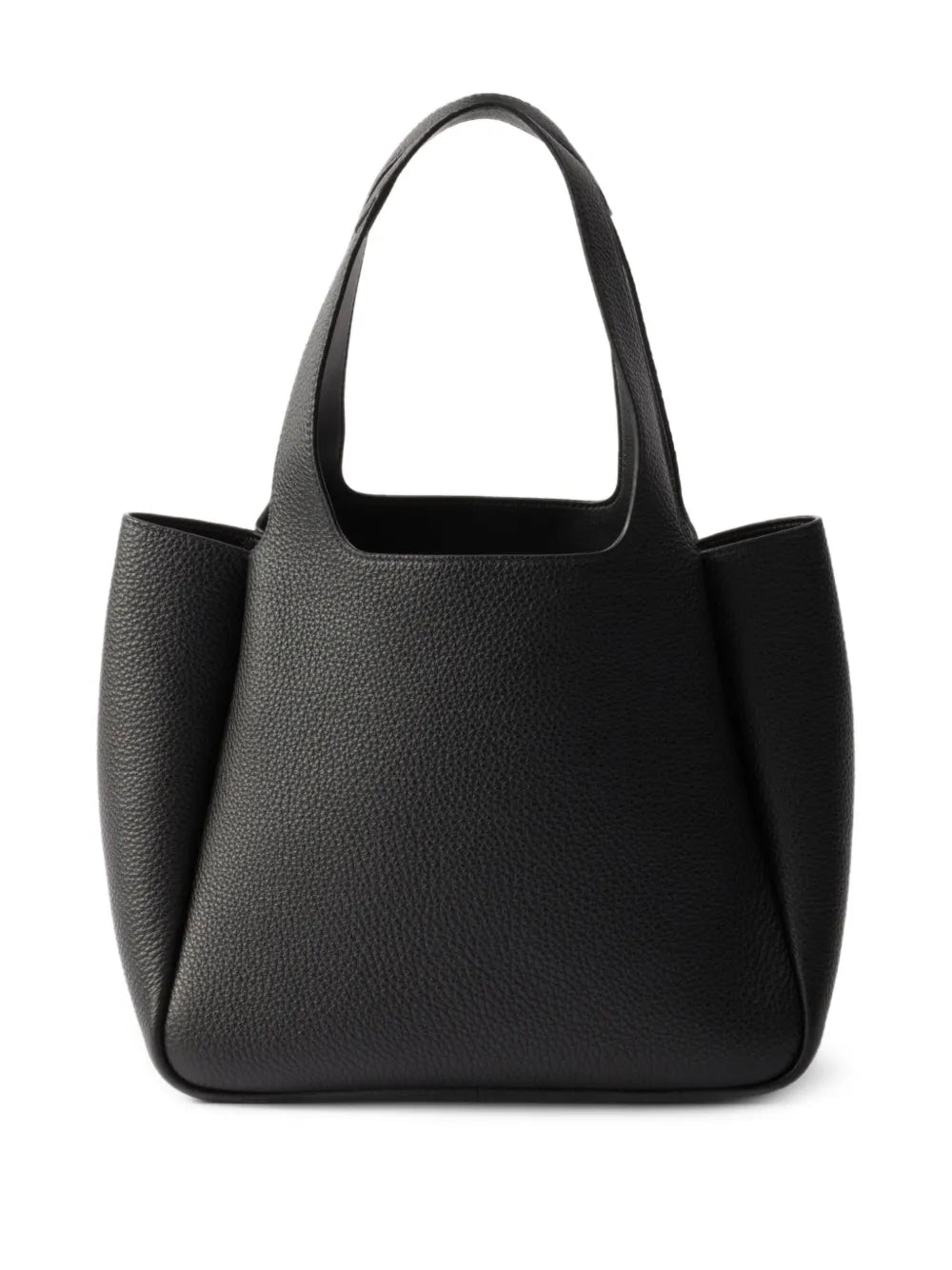 Bolsa tote de couro com logo