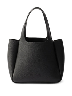 Bolsa tote de couro com logo