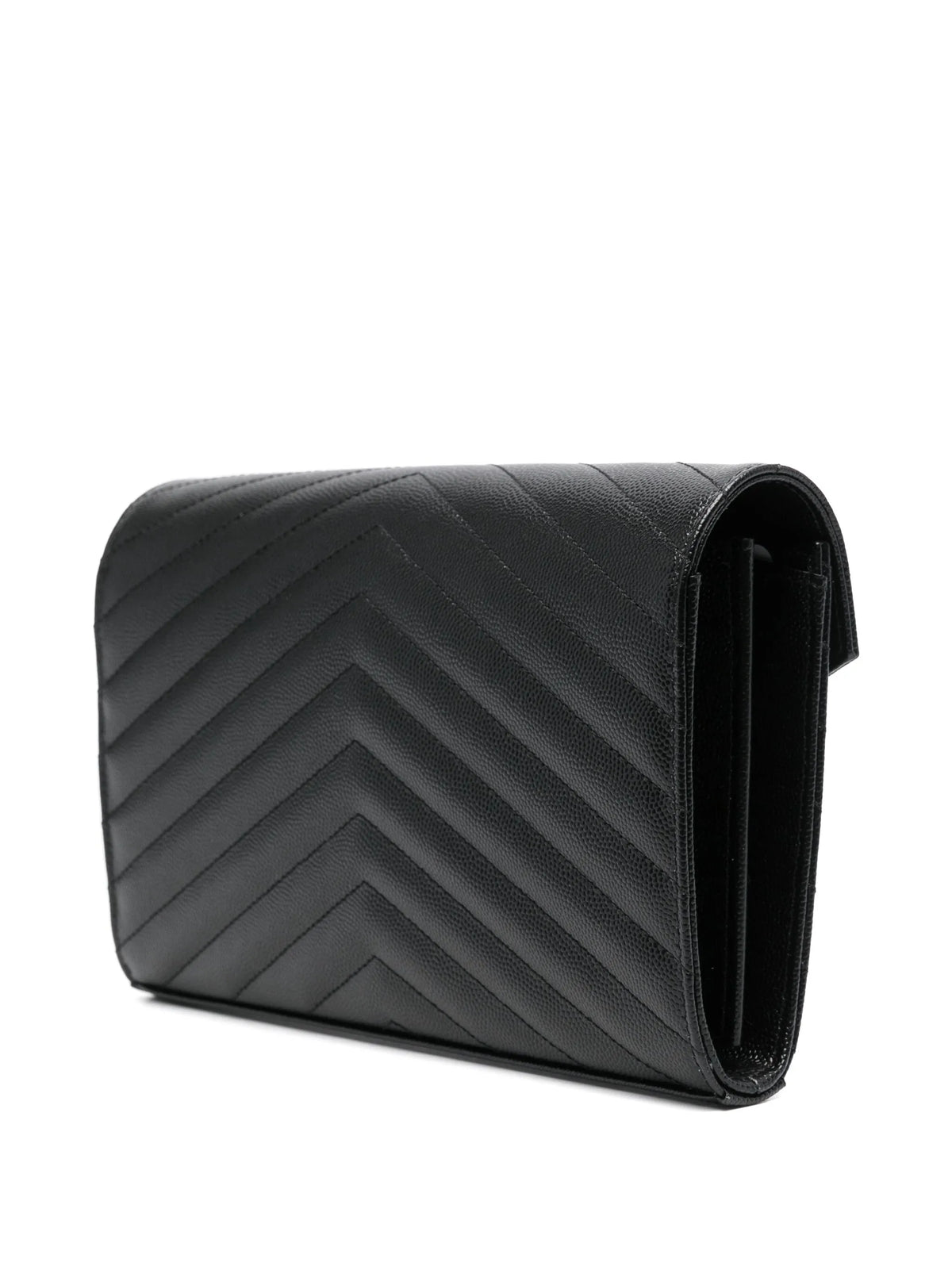 Saint Laurent Carteira Classic Cassandre com corrente