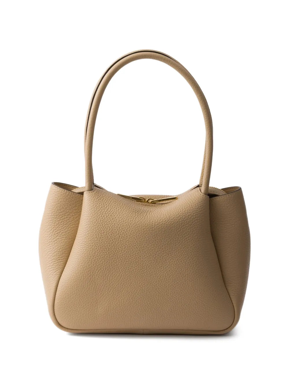Bolsa tote de couro com logo