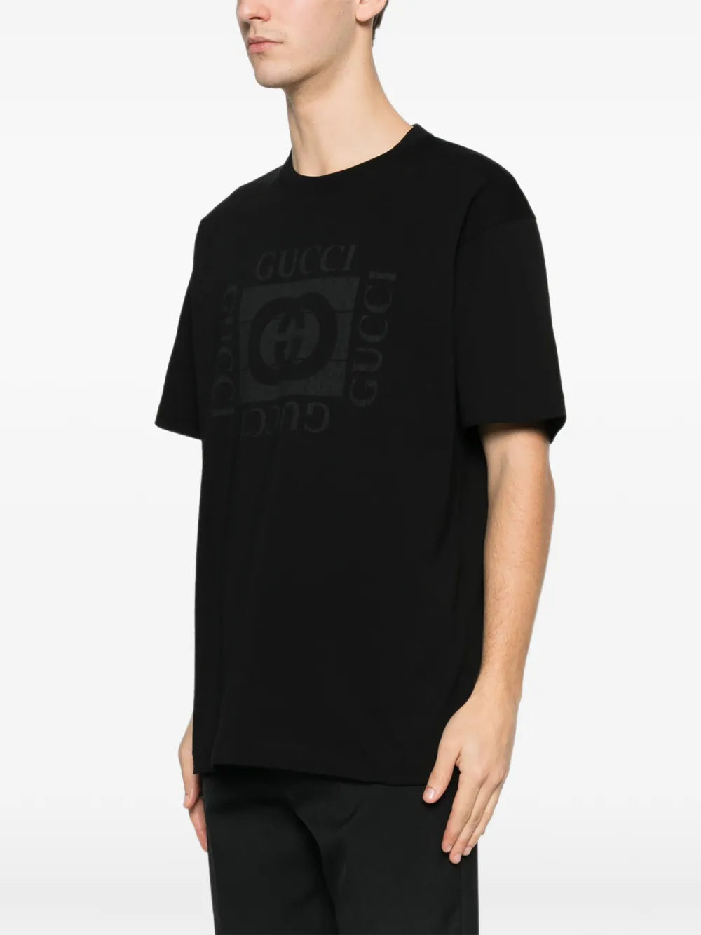 Gucci Camiseta com estampa de logo