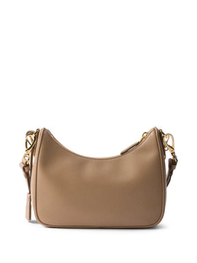 Bolsa Re-Edition mini de couro saffiano