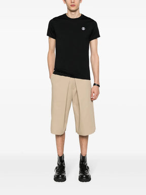 Burberry Camiseta de algodão com logo bordado