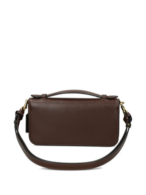 Coach Bolsa de couro Elora com alça superior